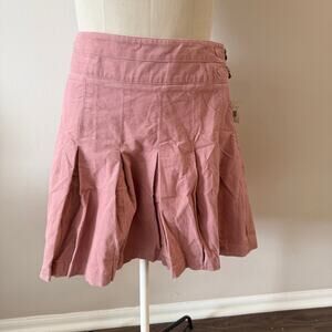 NWT Vtg Y2K 2000s Pink Ruffle Mini Skirt Sz 14 Cottage Fairy Academia Kawaii